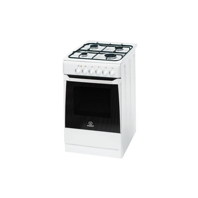 Kombinovaný sporák Indesit Giugiaro KN3G1SA(W)/CZ S bílý, kombinovaný, sporák, indesit, giugiaro, kn3g1sa, bílý