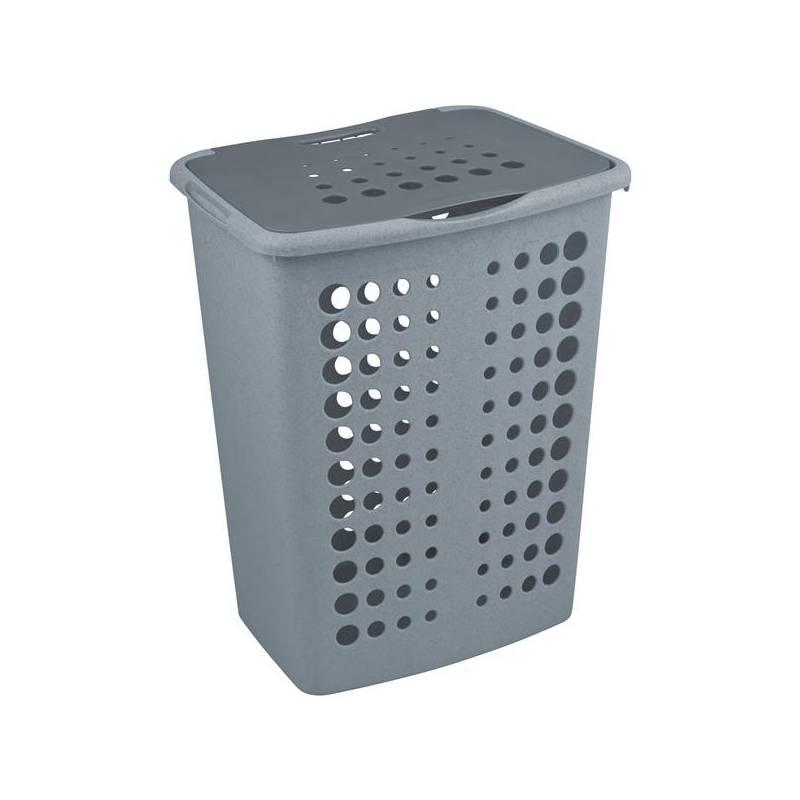 Koš na prádlo Curver Luna 00047-584, 40 l šedý, koš, prádlo, curver, luna, 00047-584, šedý