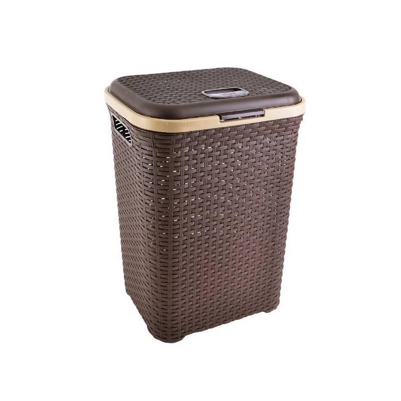 Koš na prádlo Orion Ratan Brown 70 l hnědý, koš, prádlo, orion, ratan, brown, hnědý