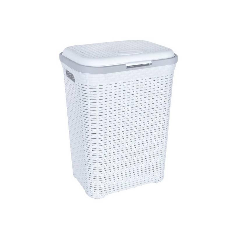 Koš na prádlo Orion Ratan White 70 l bílý, koš, prádlo, orion, ratan, white, bílý