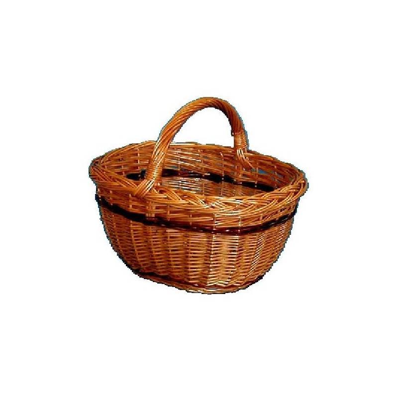 Košík Garden na houby oválný 38 x 30 x 36 cm lakovaný, košík, garden, houby, oválný, lakovaný
