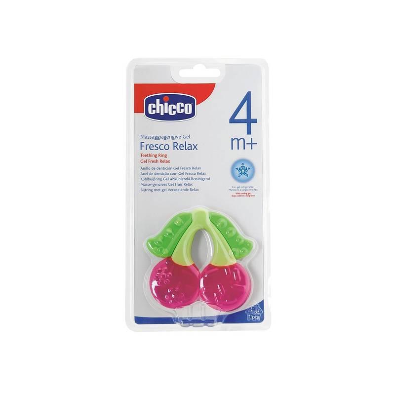 Kousátko Chicco chladící gel cherry, kousátko, chicco, chladící, gel, cherry
