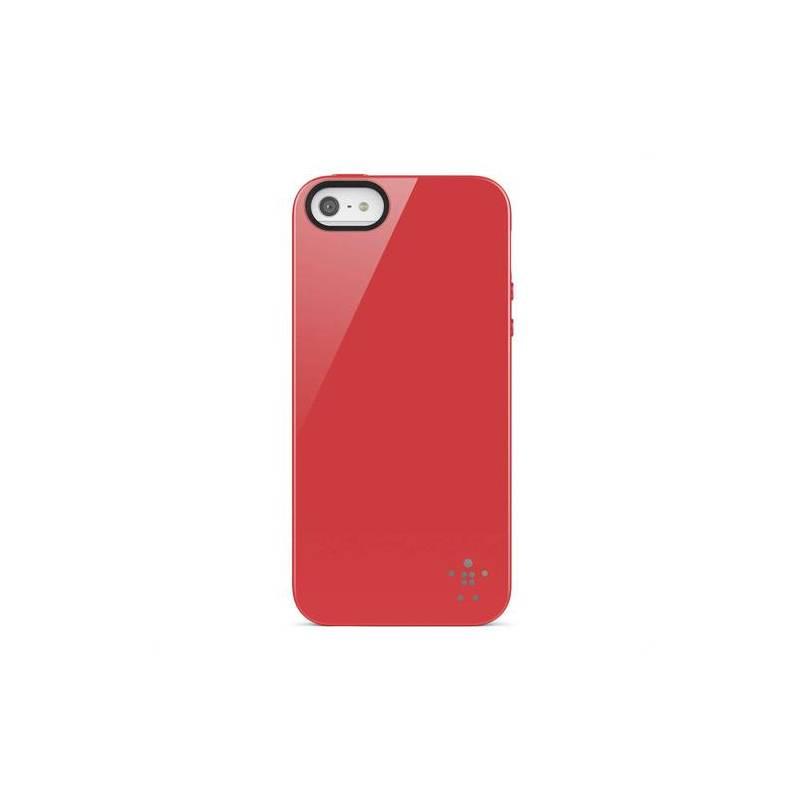Kryt na mobil Belkin TPU pro iPhone 5 (F8W158vfC01) červený, kryt, mobil, belkin, tpu, pro, iphone, f8w158vfc01, červený