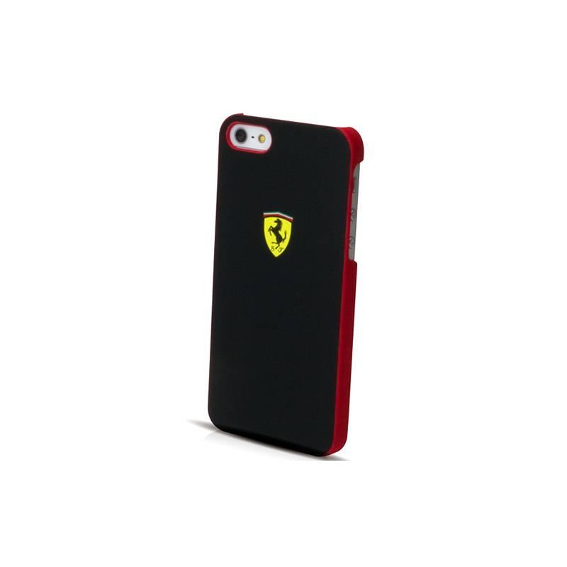 Kryt na mobil Ferrari Scuderia pro Apple  iPhone 5 (FESCHCP5BL) černý/červený, kryt, mobil, ferrari, scuderia, pro, apple, iphone, feschcp5bl, černý, červený