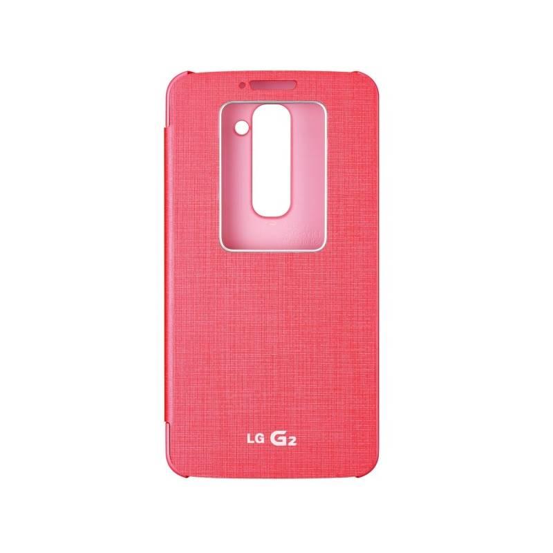 Kryt na mobil LG Quick Window S-view flip pro G2 (CCF-240G.AGEUPK) růžový, kryt, mobil, quick, window, s-view, flip, pro, ccf-240g, ageupk, růžový