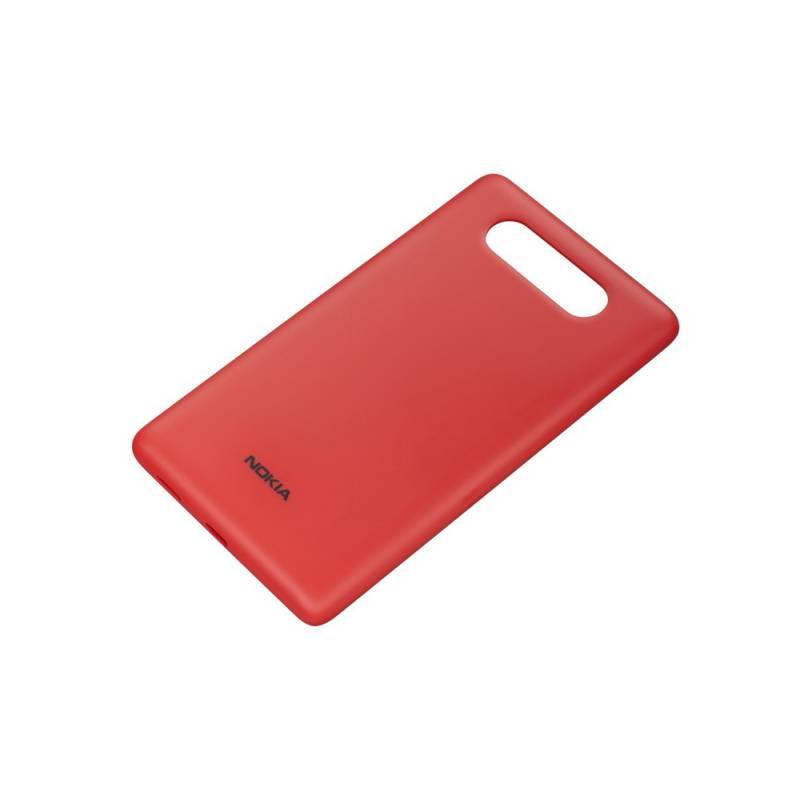 Kryt na mobil Nokia CC-3041 pro nabíjení Nokia Lumia 820 (02734H5) červený, kryt, mobil, nokia, cc-3041, pro, nabíjení, lumia, 820, 02734h5, červený