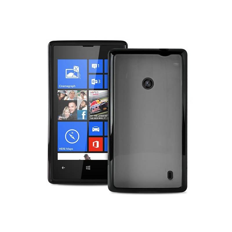 Kryt na mobil Puro Clear pro Nokia Lumia 520 (NK520CLEARBLK), kryt, mobil, puro, clear, pro, nokia, lumia, 520, nk520clearblk