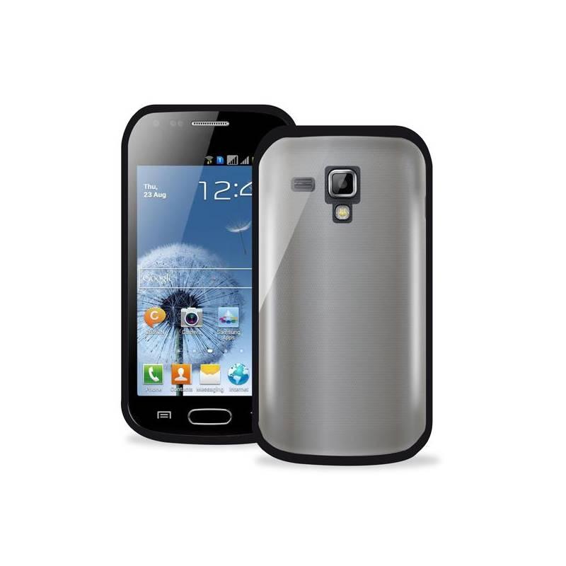 Kryt na mobil Puro CLEAR pro Samsung Galaxy S Duos (SGS7562CLEARBLK) černý, kryt, mobil, puro, clear, pro, samsung, galaxy, duos, sgs7562clearblk, černý