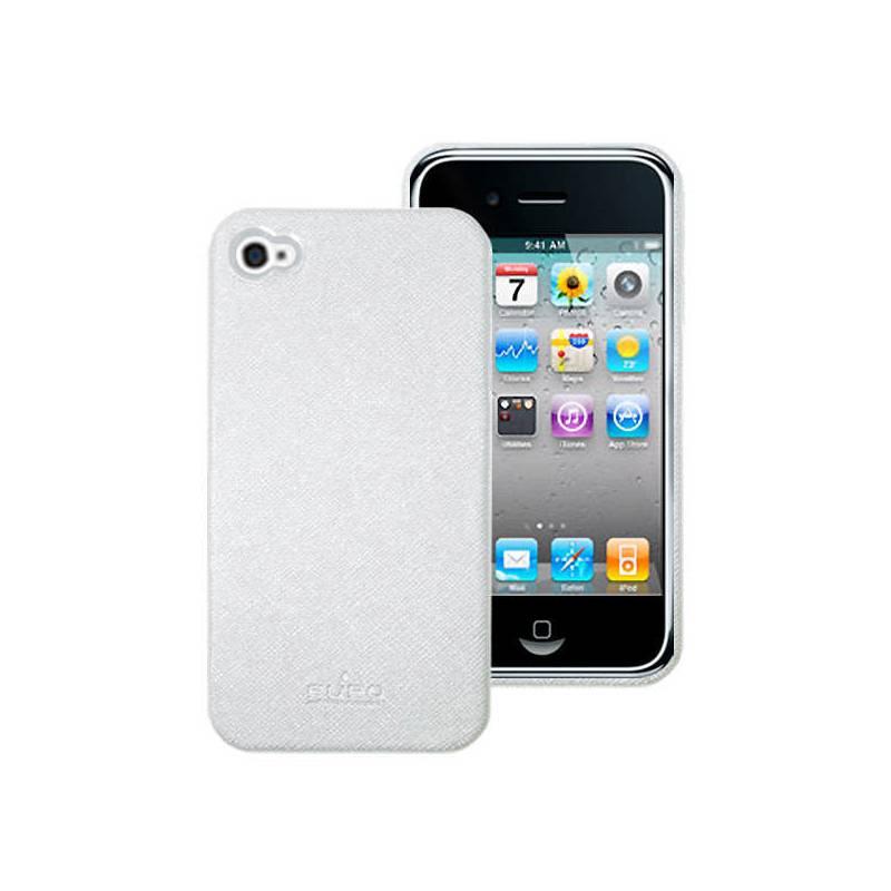Kryt na mobil Puro ECO-LEATHER pro Apple iPhone 4 (IPC4WHI) bílý, kryt, mobil, puro, eco-leather, pro, apple, iphone, ipc4whi, bílý