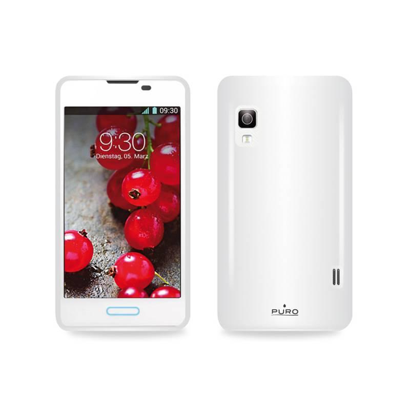 Kryt na mobil Puro Silicon pro LG L5 II (LGOPTL5IISTR) průhledný, kryt, mobil, puro, silicon, pro, lgoptl5iistr, průhledný