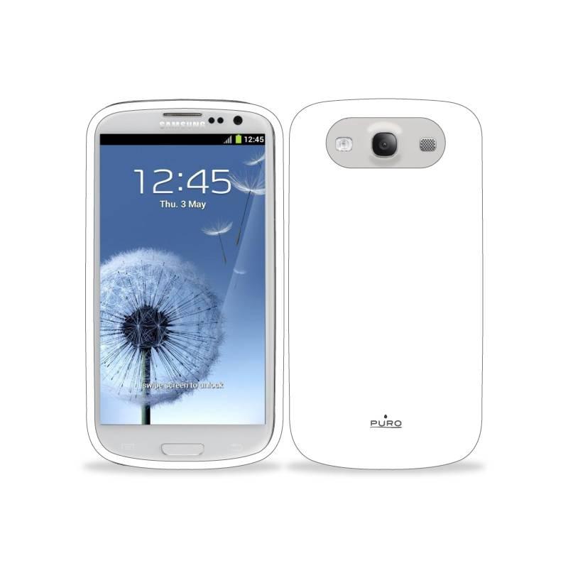 Kryt na mobil Puro SOFT pro Samsung Galaxy S3 (SGS3SOFTWHI) bílý, kryt, mobil, puro, soft, pro, samsung, galaxy, sgs3softwhi, bílý