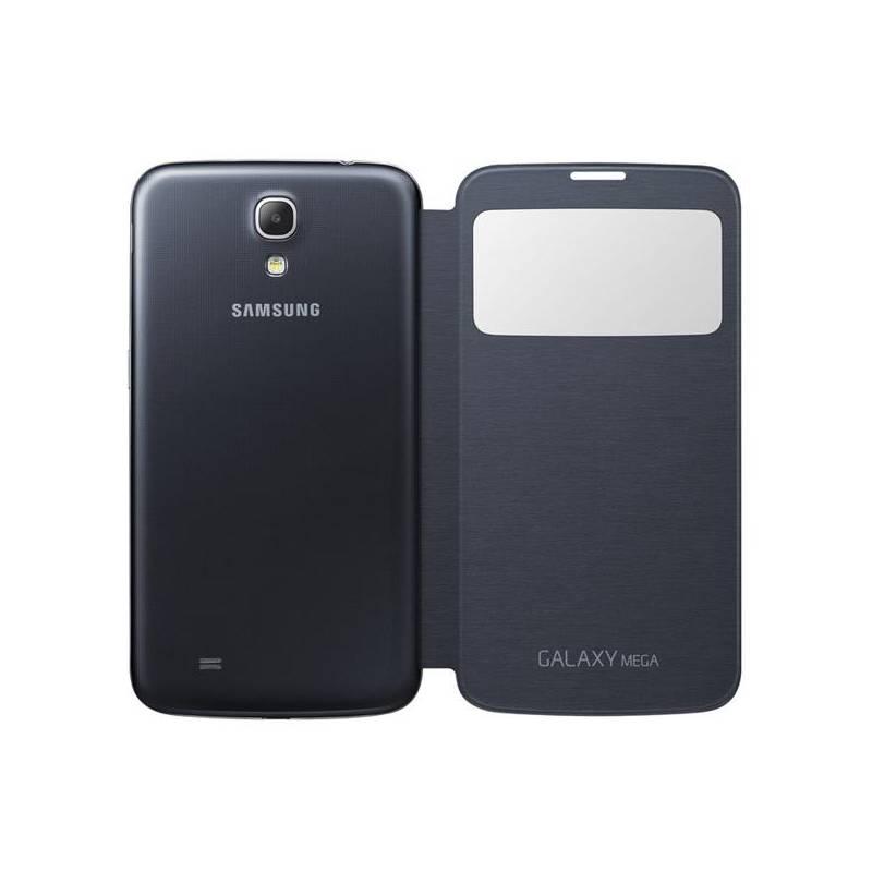 Kryt na mobil Samsung EF-CI920BB flip S-view pro Galaxy Mega (i9205) (EF-CI920BBEGWW) černý, kryt, mobil, samsung, ef-ci920bb, flip, s-view, pro, galaxy, mega, i9205, ef-ci920bbegww