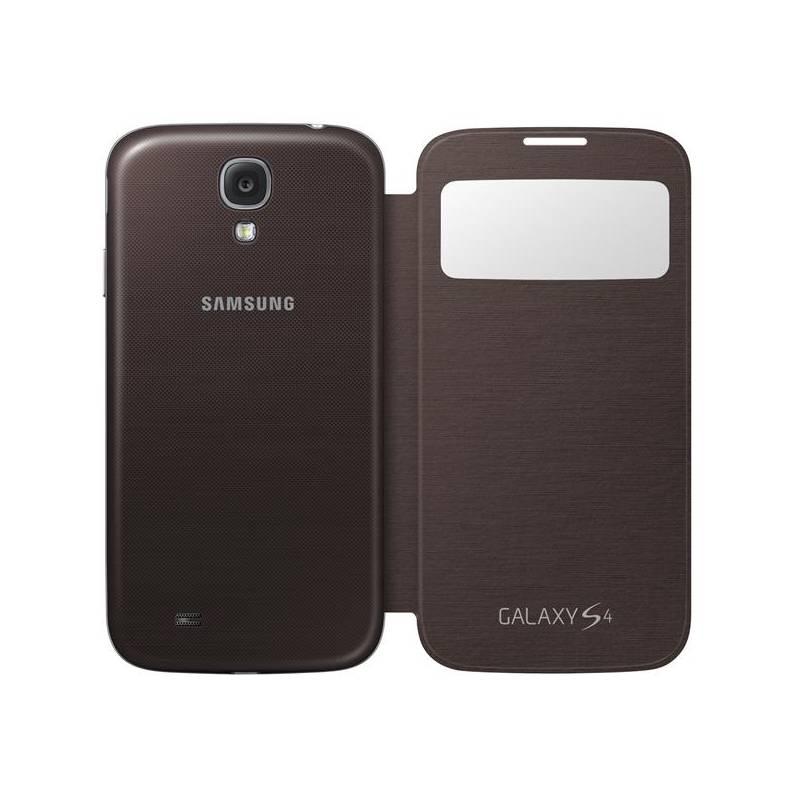 Kryt na mobil Samsung EF-CI950BAEG flip S-view pro Galaxy S4 (i9505) (EF-CI950BAEGWW) hnědý, kryt, mobil, samsung, ef-ci950baeg, flip, s-view, pro, galaxy, i9505, ef-ci950baegww