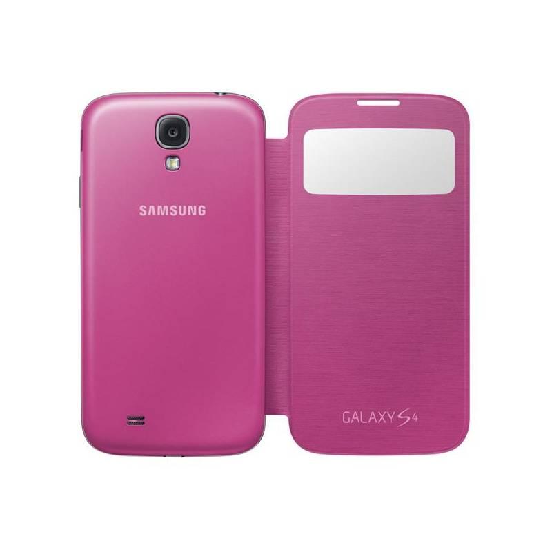 Kryt na mobil Samsung EF-CI950BPEG flip S-view pro Galaxy S4 (i9505) (EF-CI950BPEGWW) růžový, kryt, mobil, samsung, ef-ci950bpeg, flip, s-view, pro, galaxy, i9505, ef-ci950bpegww