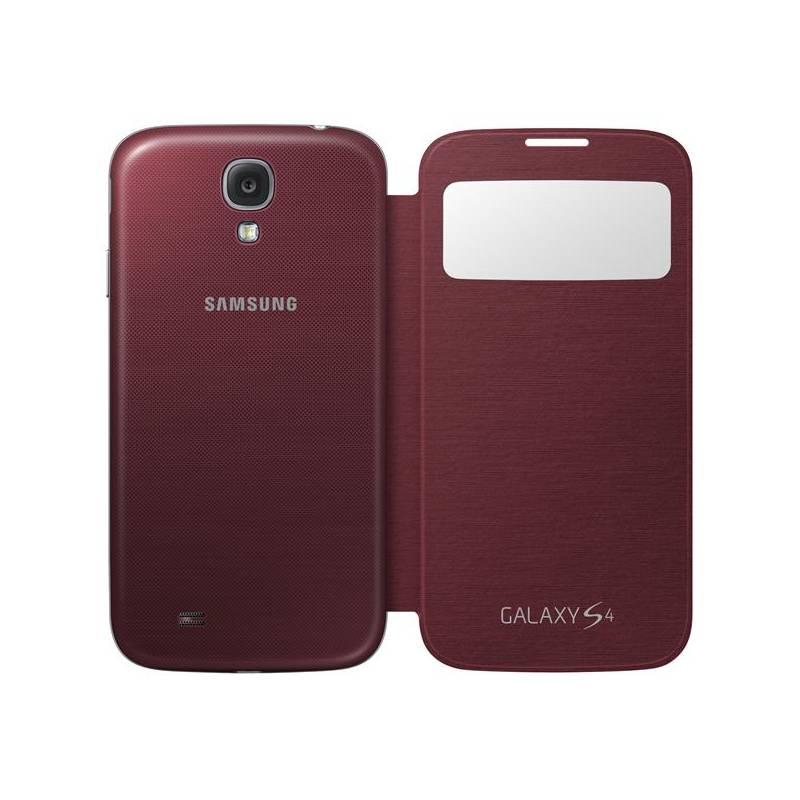 Kryt na mobil Samsung EF-CI950BREG flip S-view pro Galaxy S4 (i9505) (EF-CI950BREGWW) červený, kryt, mobil, samsung, ef-ci950breg, flip, s-view, pro, galaxy, i9505, ef-ci950bregww
