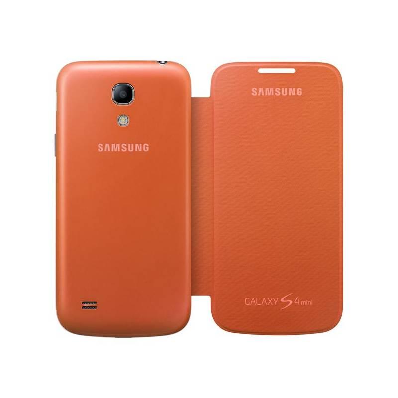 Kryt na mobil Samsung EF-FI919BO flip pro Galaxy S4 mini (i9195) (EF-FI919BOEGWW) oranžový, kryt, mobil, samsung, ef-fi919bo, flip, pro, galaxy, mini, i9195, ef-fi919boegww