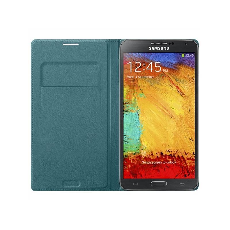 Kryt na mobil Samsung EF-WN900B flip pro Galaxy Note 3 (N9005) - Mint blue (EF-WN900BLEGWW), kryt, mobil, samsung, ef-wn900b, flip, pro, galaxy, note, n9005, mint, blue