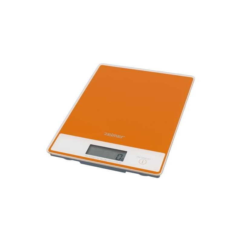 Kuchyňská váha Zelmer 34Z052 oranžová, kuchyňská, váha, zelmer, 34z052, oranžová