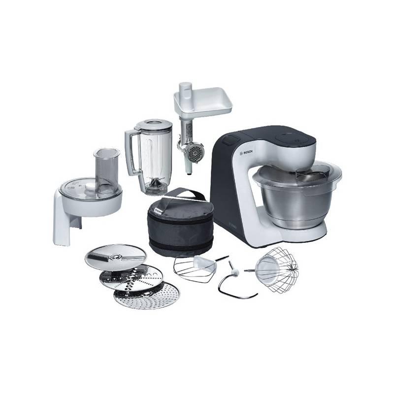 Kuchyňský robot Bosch MUM52131 šedý/bílý (vrácené zboží 8414003230), kuchyňský, robot, bosch, mum52131, šedý, bílý, vrácené, zboží, 8414003230