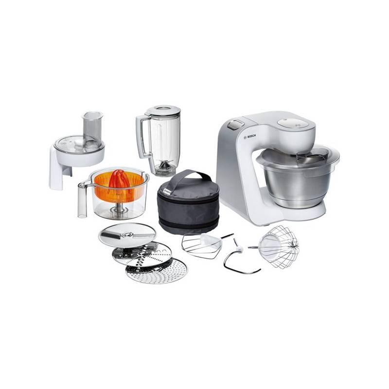 Kuchyňský robot Bosch MUM54Q40 stříbrný/bílý, kuchyňský, robot, bosch, mum54q40, stříbrný, bílý