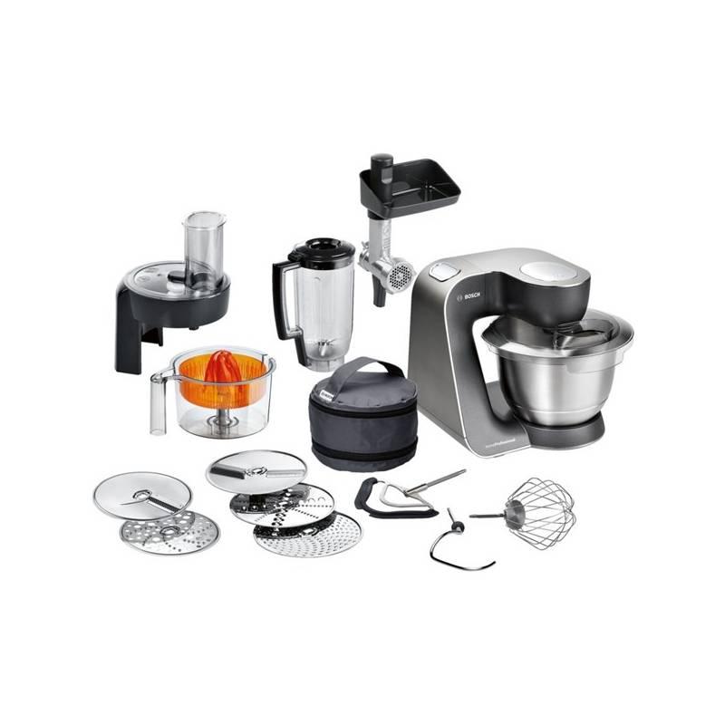Kuchyňský robot Bosch MUM57860 černý/stříbrný, kuchyňský, robot, bosch, mum57860, černý, stříbrný