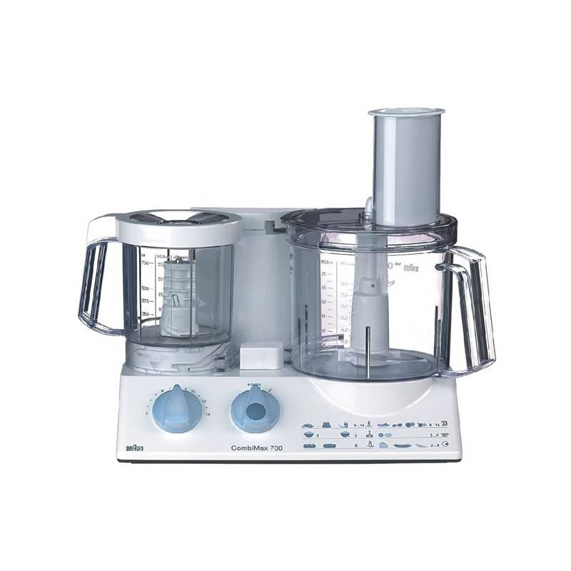 Kuchyňský robot Braun K700 bílý/modrý/kov/plast, kuchyňský, robot, braun, k700, bílý, modrý, kov, plast