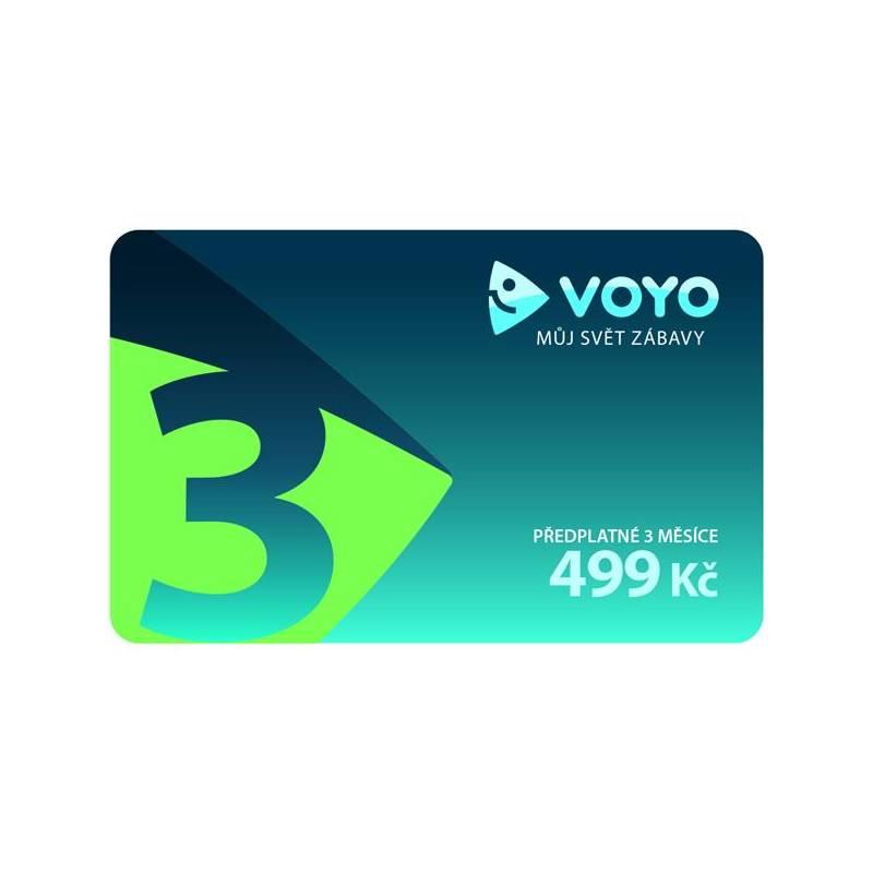 Kupon VOYO 3 měsíc předplatné, kupon, voyo, měsíc, předplatné