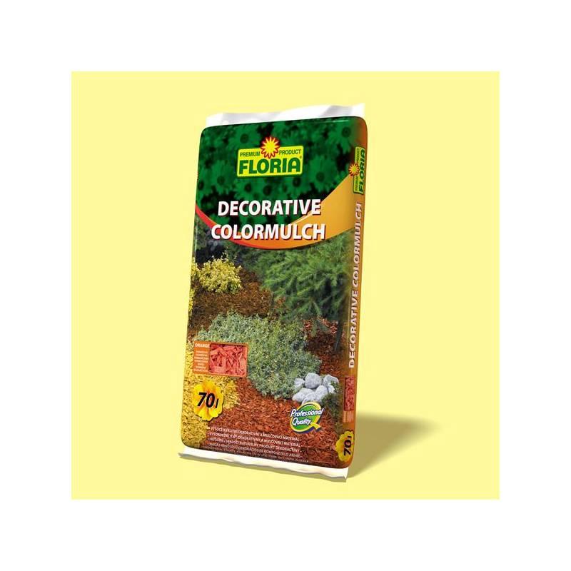 Kůra Agro FLORIA decor. ColorMulch oranžová, 70 l, kůra, agro, floria, decor, colormulch, oranžová