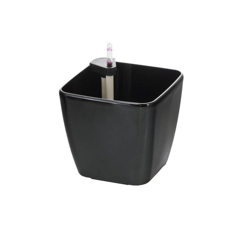 Květináč G21 samozavlažovací Cube černý 22cm černý, květináč, g21, samozavlažovací, cube, černý, 22cm