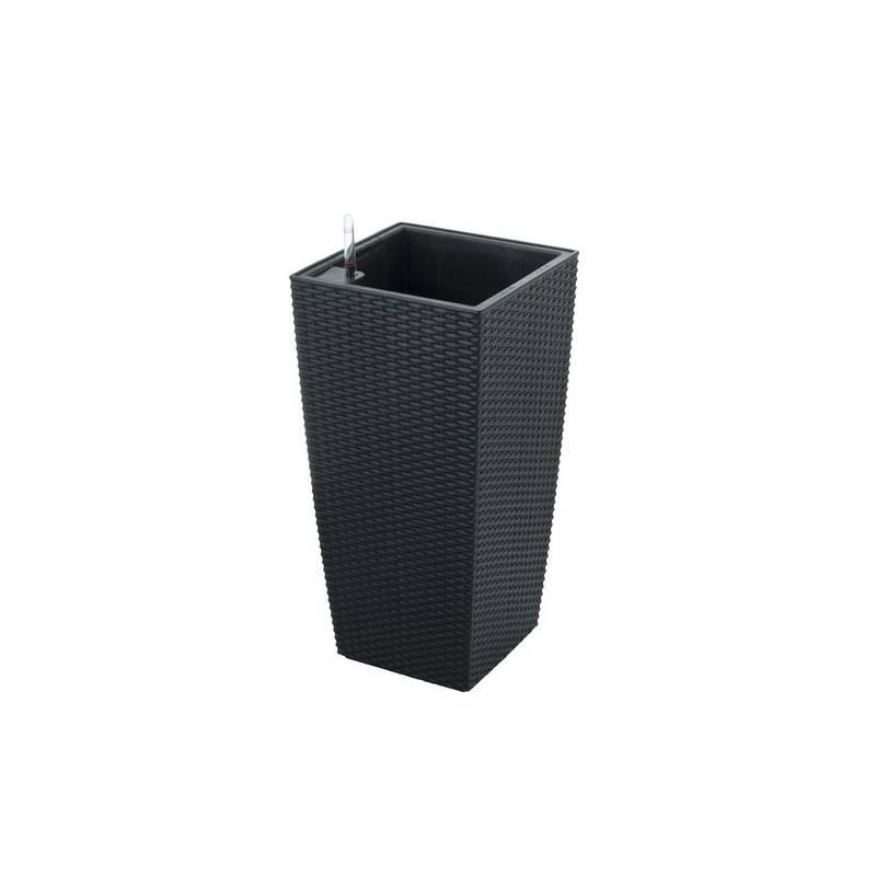 Květináč G21 samozavlažovací Linea ratan mocha 28cm, květináč, g21, samozavlažovací, linea, ratan, mocha, 28cm