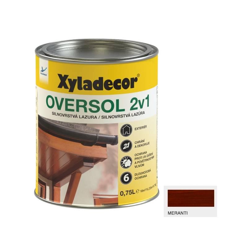 Lazura na dřevo Xyladecor Oversol 2v1 meranti, 0,75, lazura, dřevo, xyladecor, oversol, 2v1, meranti