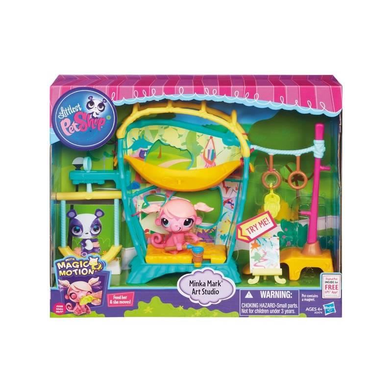 Littlest Pet Shop magic motion minkin domeček hrací set Hasbro, littlest, pet, shop, magic, motion, minkin, domeček, hrací, set, hasbro