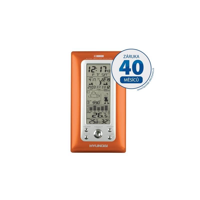 Meteorologická stanice Hyundai WSC 1908 GO oranžová (vrácené zboží 2500008354), meteorologická, stanice, hyundai, wsc, 1908, oranžová, vrácené, zboží