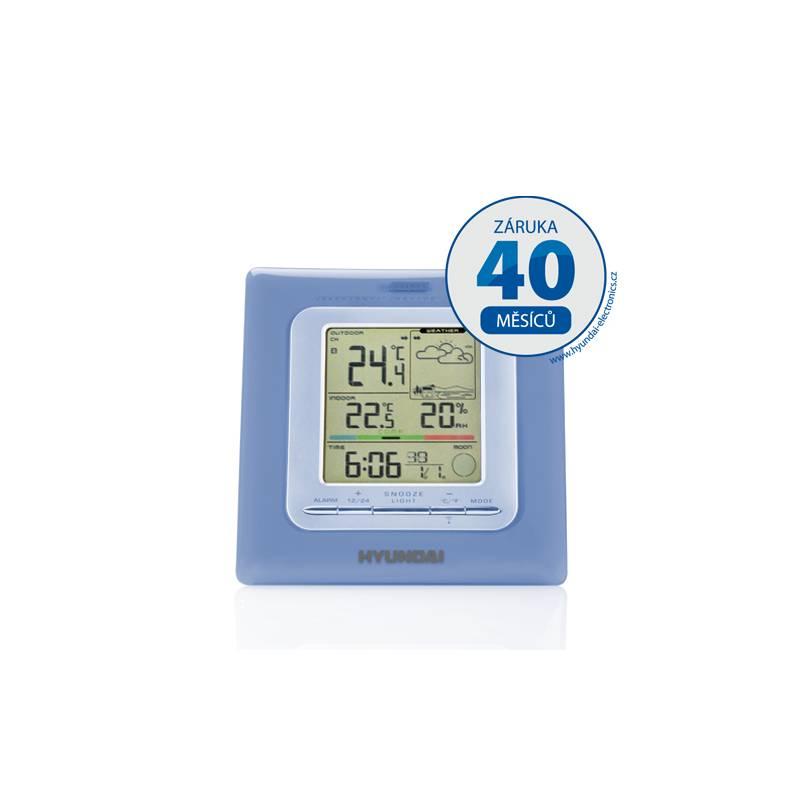 Meteorologická stanice Hyundai WSC 2909BE modrá (poškozený obal 8313009922), meteorologická, stanice, hyundai, wsc, 2909be, modrá, poškozený, obal, 8313009922