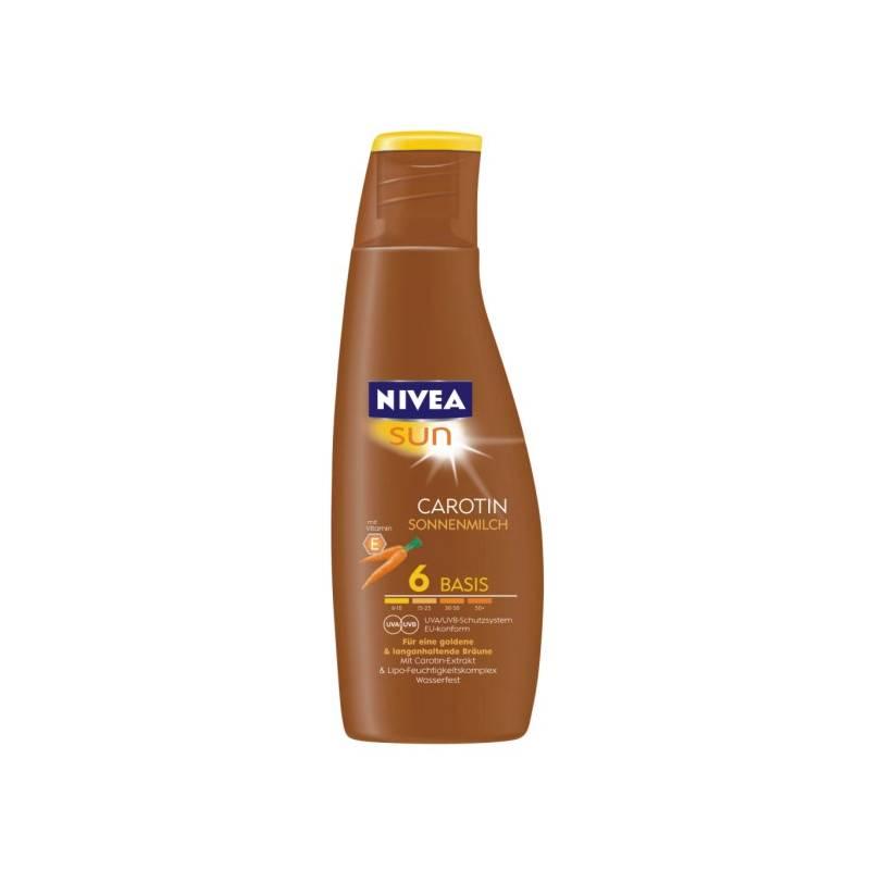 Mléko s betakarotenem Nivea SUN F6, 200ml, mléko, betakarotenem, nivea, sun, 200ml