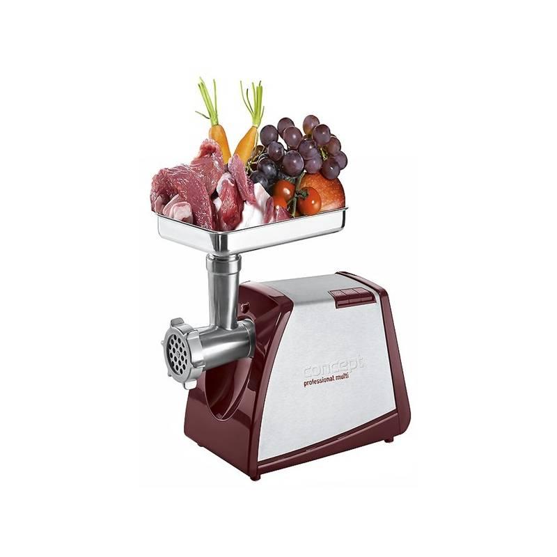 Mlýnek na maso Concept MM-4230 červený/nerez (vrácené zboží 8414001137), mlýnek, maso, concept, mm-4230, červený, nerez, vrácené, zboží, 8414001137
