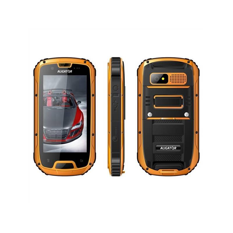 Mobilní telefon Aligator RX430 eXtremo Dual Sim (ARX430BO) černý/oranžový (vrácené zboží 8414003967), mobilní, telefon, aligator, rx430, extremo, dual, sim, arx430bo, černý, oranžový