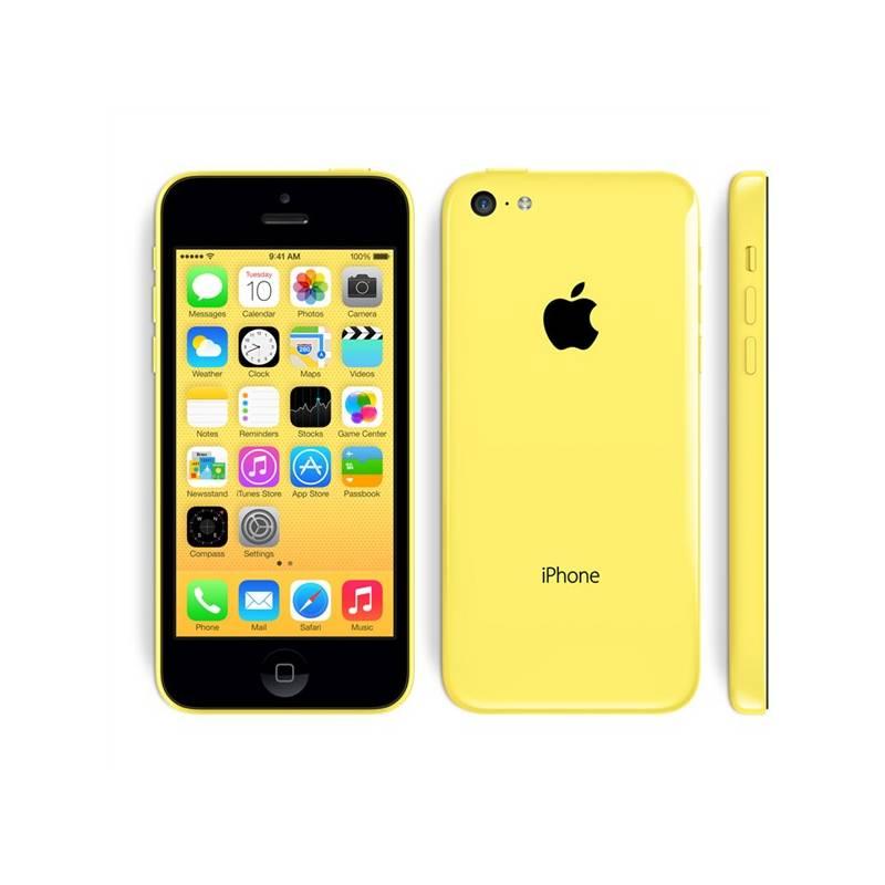 Mobilní telefon Apple iPhone 5C 32GB (MF093CS/A) žlutý, mobilní, telefon, apple, iphone, 32gb, mf093cs, žlutý