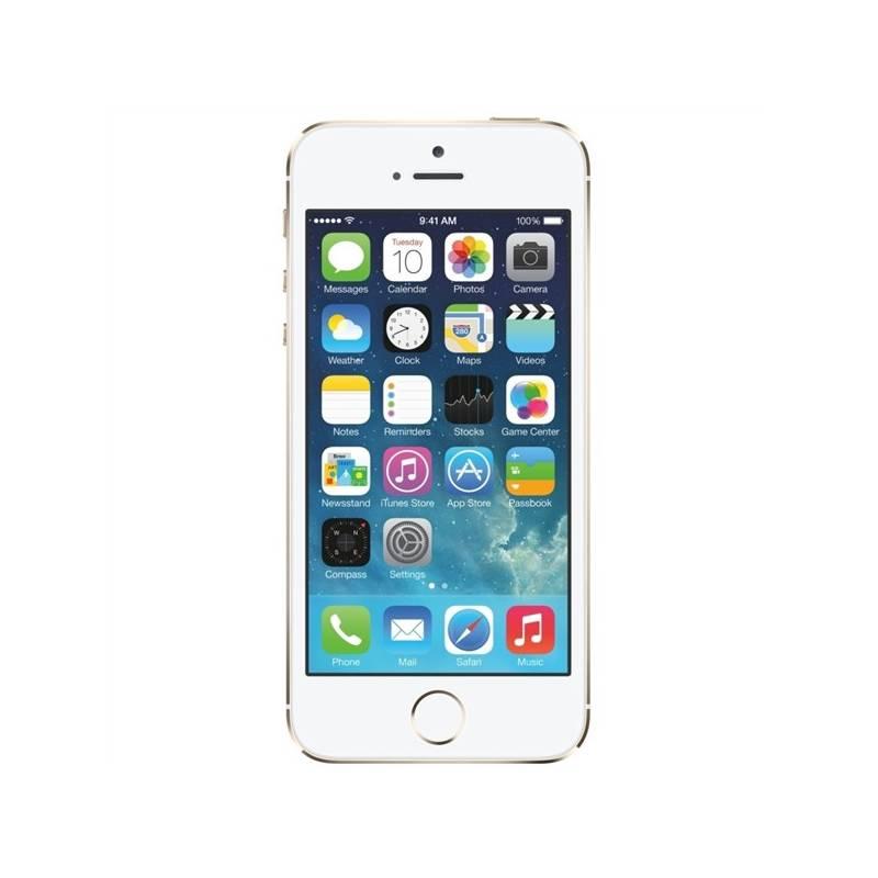 Mobilní telefon Apple iPhone 5S 16GB (ME434CS/A) zlatý, mobilní, telefon, apple, iphone, 16gb, me434cs, zlatý