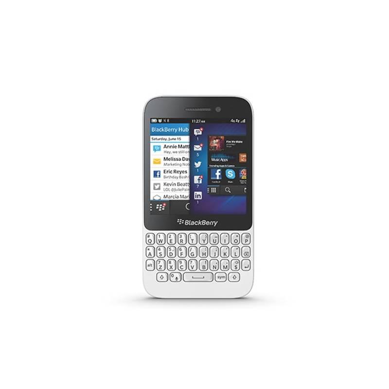 Mobilní telefon BlackBerry Q5 (PRD-52563-020) bílý, mobilní, telefon, blackberry, prd-52563-020, bílý