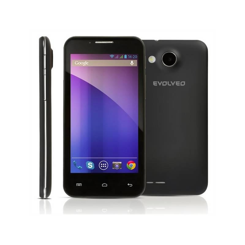 Mobilní telefon Evolveo XtraPhone 4.5 Q4 16GB Dual Sim (XP-4.5Q4-16) černý, mobilní, telefon, evolveo, xtraphone, 16gb, dual, sim, xp-4, 5q4-16, černý