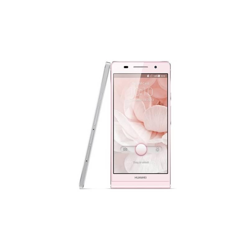 Mobilní telefon Huawei Ascend P6 (Ascend P6 Pink) růžový, mobilní, telefon, huawei, ascend, pink, růžový