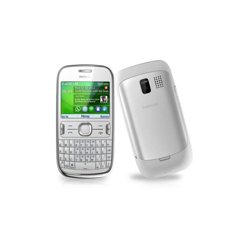 Mobilní telefon Nokia Asha 302 (A00004661) bílý, mobilní, telefon, nokia, asha, 302, a00004661, bílý