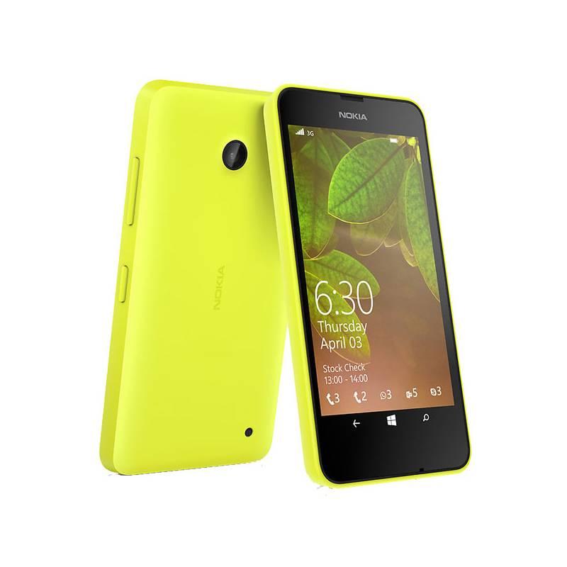 Mobilní telefon Nokia Lumia 630 Dual Sim (A00018158) žlutý, mobilní, telefon, nokia, lumia, 630, dual, sim, a00018158, žlutý