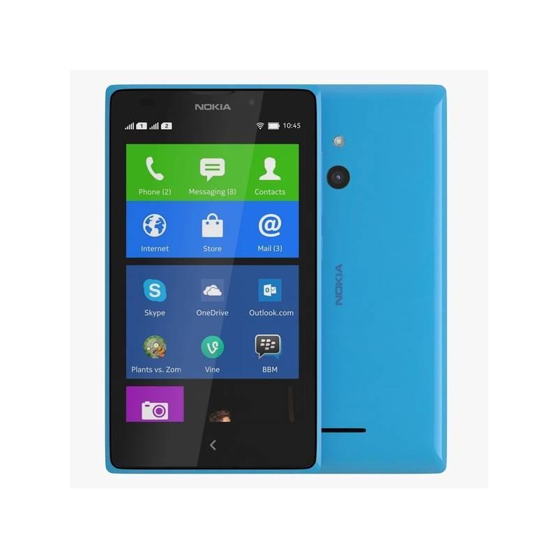 Mobilní telefon Nokia XL Dual Sim - cyan (A00018883), mobilní, telefon, nokia, dual, sim, cyan, a00018883