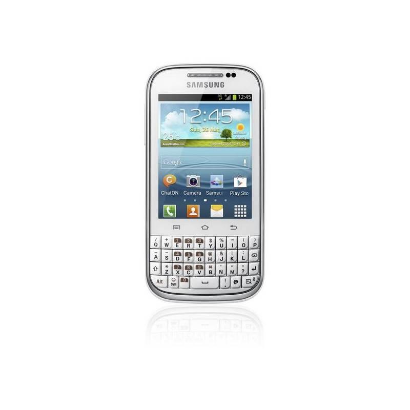 Mobilní telefon Samsung Galaxy Chat (B5330) (GT-B5330ZWAETL) bílý, mobilní, telefon, samsung, galaxy, chat, b5330, gt-b5330zwaetl, bílý