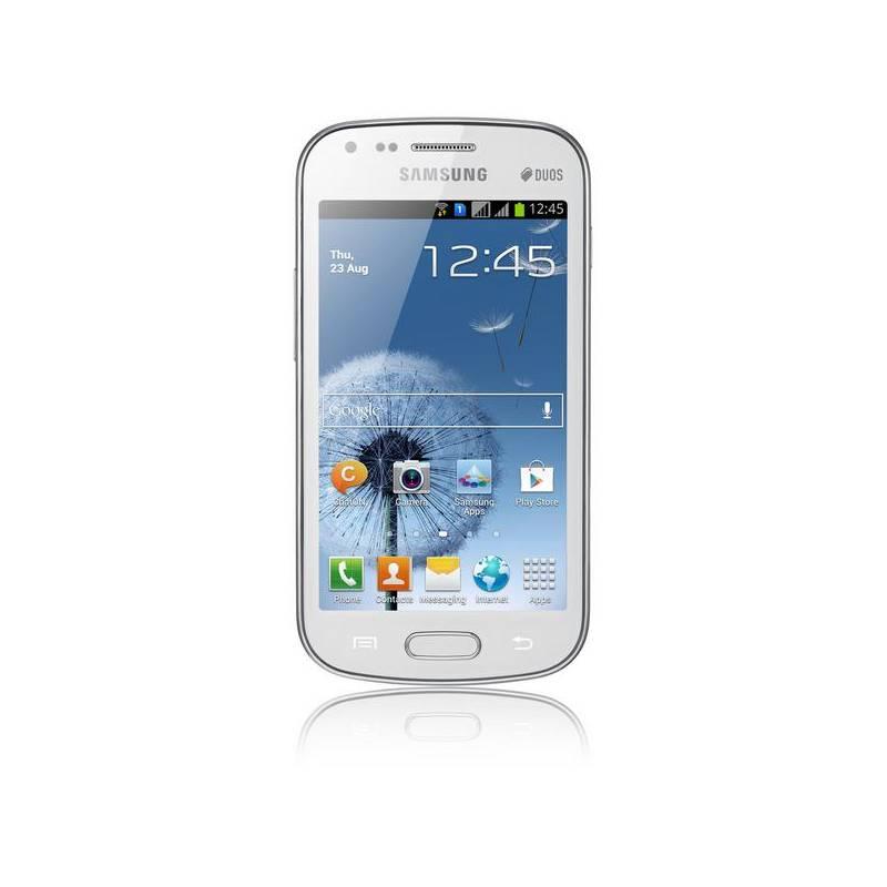 Mobilní telefon Samsung Galaxy S Duos (S7562) (GT-S7562UWAETL) bílý, mobilní, telefon, samsung, galaxy, duos, s7562, gt-s7562uwaetl, bílý