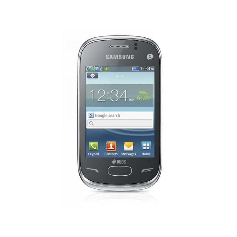 Mobilní telefon Samsung Rex 70 (S3802) Dual Sim - Metalic silver (GT-S3802MSAETL) stříbrný, mobilní, telefon, samsung, rex, s3802, dual, sim, metalic, silver, gt-s3802msaetl