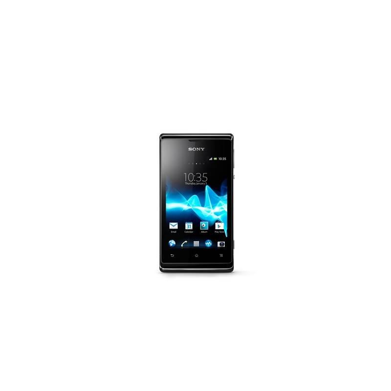 Mobilní telefon Sony Xperia E Dual Sim (1271-7382) černý, mobilní, telefon, sony, xperia, dual, sim, 1271-7382, černý