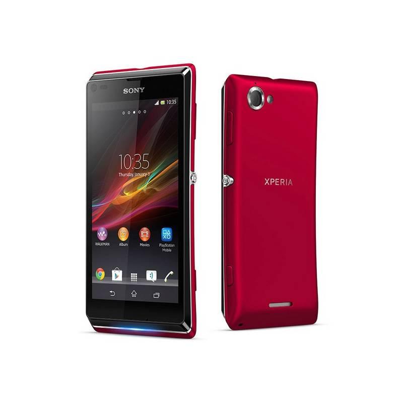 Mobilní telefon Sony Xperia L C2105 - Rose red (1271-7631), mobilní, telefon, sony, xperia, c2105, rose, red, 1271-7631